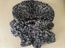 Kelly Craig Kunstfell Imitat Schal, Leopardenmuster, Grau, sehr guter Zustand!