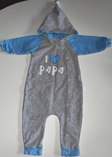 * Jungen Overall * I Love Papa * Gr. 74 * 1. *