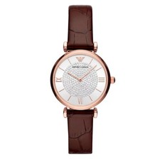 Emporio Armani Damen Armbanduhr  Braun / Roségold  AR11269