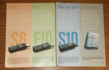 Seltene Werbung SIEMENS S16 E10 S10 - Was für ein Handy passt zu Ihnen? 1998