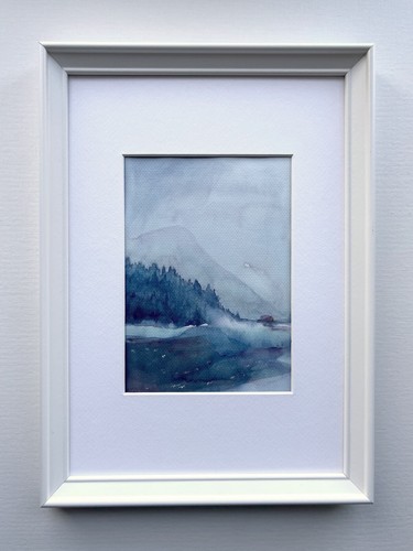 Original aquarellmalerei - original,