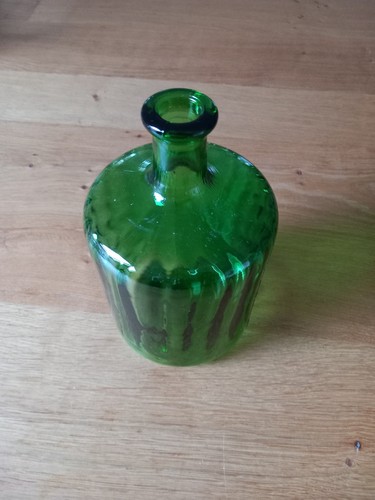 Große vintage korbflasche - große,