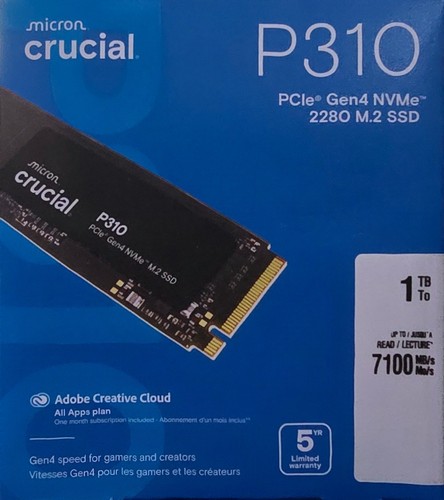 Crucial p310 1tb nvme ssd - crucial,