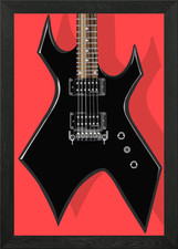 Hexenmeister gitarre gerahmtes - hexenmeister,