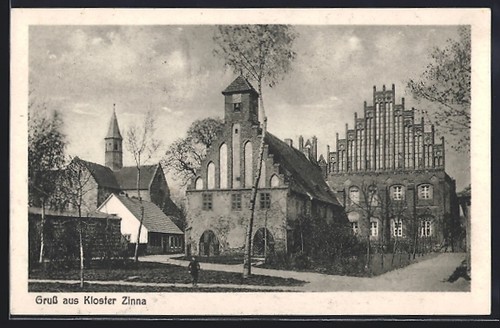 Ansichtskarte kloster zinna - kloster,