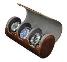 3 Slots Valet PU Leather Watch