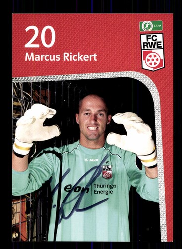 Marcus rickert autogrammkarte - rickert,