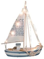 Deko Maritim Holz Segelschiff