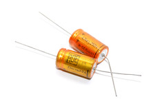 Elko kondensator roe - 2x, gold
