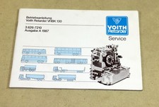 Betriebsanleitung VOITH Retarder VHBK 130 , Anleitung, Handbuch