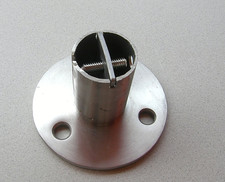 5x Edelstahl Bodenflansch Bodenanker Bodenplatte Wandflansch Ø 42,4 Geländer V2A