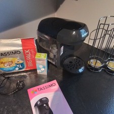 Tassimo Kaffeemaschine Bosch + 21 Pads + Padsständer + Entkalker +...