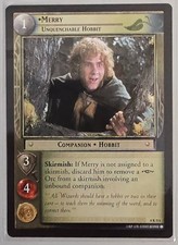 LOTR TCG ! MERRY UNQUENCHABLE HOBBIT  4R311 ! THE TWO TOWERS !