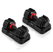 HAMMER Hanteln StrongLock 4.0, Smartes Hantelsystem (2 x 25 kg)