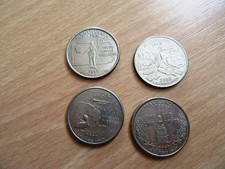 USA 4 Quarter Dollar: Pennsylvania, Maryland, Louisiana, Mississippi
