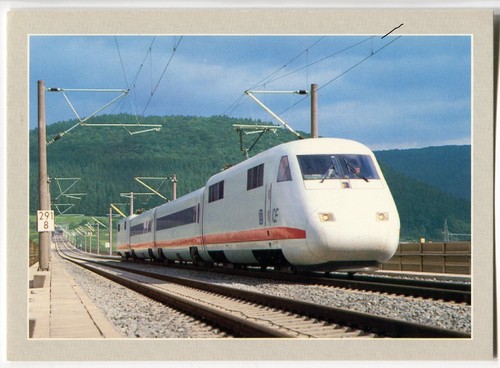 Ice weltrekordzug auf der - ak, ice-v