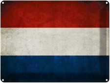 Blechschild 30x40 cm Flagge