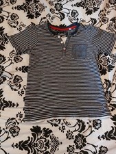 T-shirt GR. 116 OAKLAND Palomino Blau Weiß gestreift