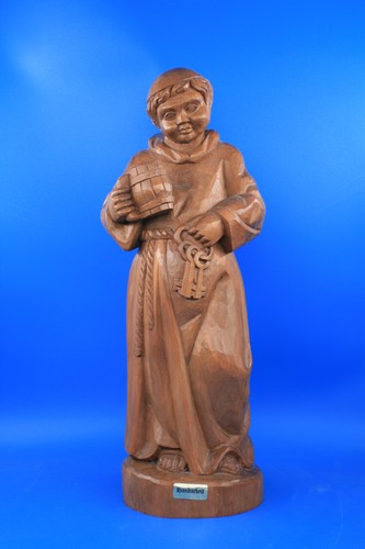 Holzfigur mönch 45cm hoch - holzfigur,