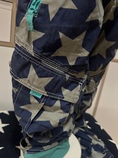  °coole Mini Boden Thermo Cargo Hose 10 J. / 140  blau silber Sterne verstellb. 