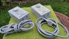 Fischertechnik Netzgerät 2x Modell 814 Trafo Fahrregler 220V / 7VA --sehr gut--