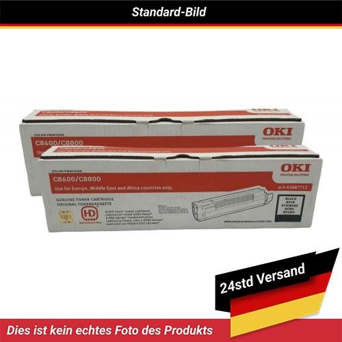 Oki c8600 c8800 toner black - c8600/c8800, 2