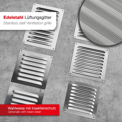 Lüftungsgitter edelstahl - lüftungsgitter,