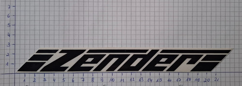 Aufkleber sticker zender - sticker, "zender"