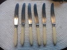 6 Frühstückmesser FR.V.D.KOHLEN Solingen Stahl Rostfrei Deutschland Bakelit Nr.1