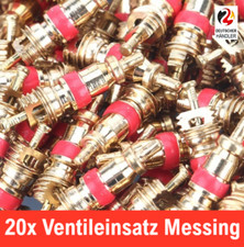 20x Ventileinsatz Messing