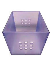 IKEA LEKMAN Box blau-lila