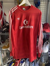 Adidas Bayern München Trikot 1984 1985 L LANGARM Made In West Germany Commodore