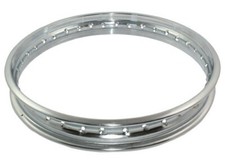 Stahl Felge Chrom 19 x 1,85 Zoll 36 Speichen für Oldtimer Motorrad WSK WFM SHL