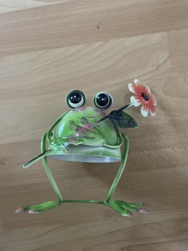 Frosch figur metall - figur,