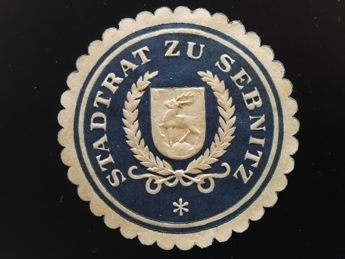Siegelmarke stadtrat - siegelmarke, zu