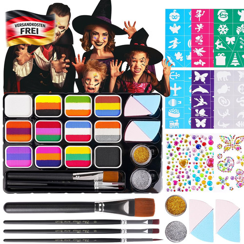 Kinderschminke set farben - kinderschminke, 12