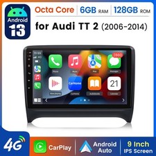 8Kern 128GB Autoradio Für Audi TT 8J 2006-2014 Carplay Android GPS NAVI BT DAB+