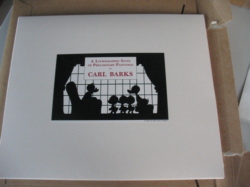 Carl barks lithographic suite - lithographic,