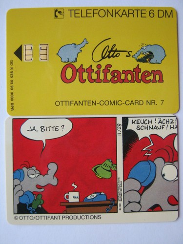 Telefonkarte comic otto s - telefonkarte,, otto's