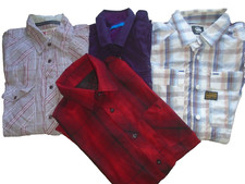 4 Herren  Marken Hemden,  G-Star, Mustang, Matinique, FSBN, Druckknopf, Größe M