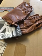 Herren-Kinder-Reithandschuhe org. Schwenkel "Natural Brown -(33)Leder-neu!