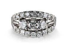 Ring 21 Brillanten insg. ca