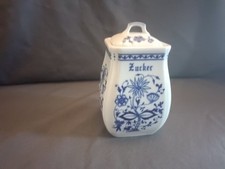 Zucker Vorrats Dose Zwiebelmuster Inglasur