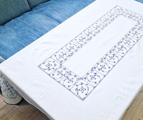 Vintage tischdecke mit - tischdecke,