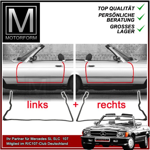 Paar mercedes slc 107 - sl,