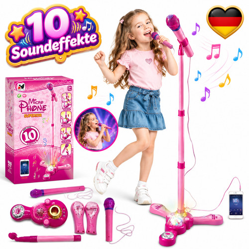 Kinder mikrofon mit ständer - kinder,