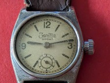 Herren Armbanduhr Kanalschwimmer Zentra Sport Handaufzug aus den 30´er Jahren !!