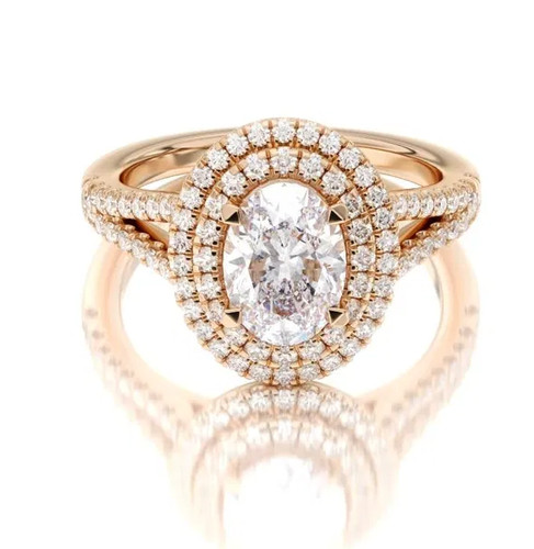 Verlobungsring 14k rotgold - verlobungsring,