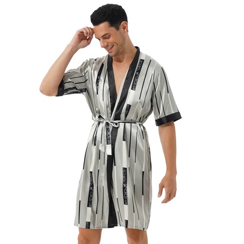 Nacht robe satin morgenmantel - nacht,