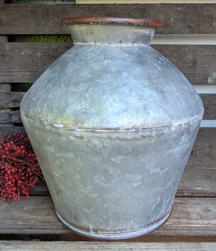 Große zink vase - ❤,